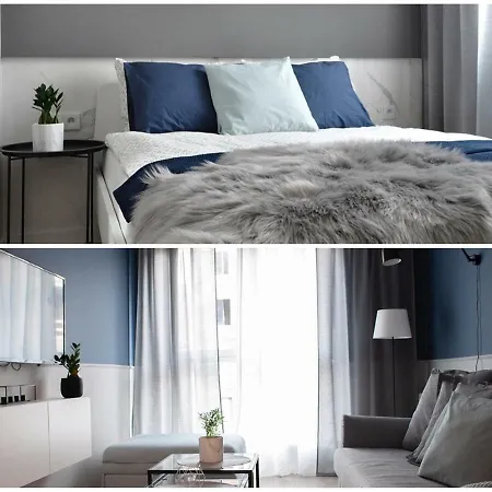 Apartment Navyblue Cracow Free Parking Tv Krakow