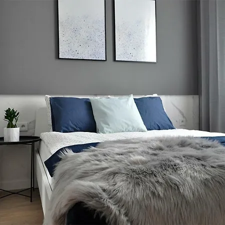 Daire Navyblue Cracow Free Parking Tv